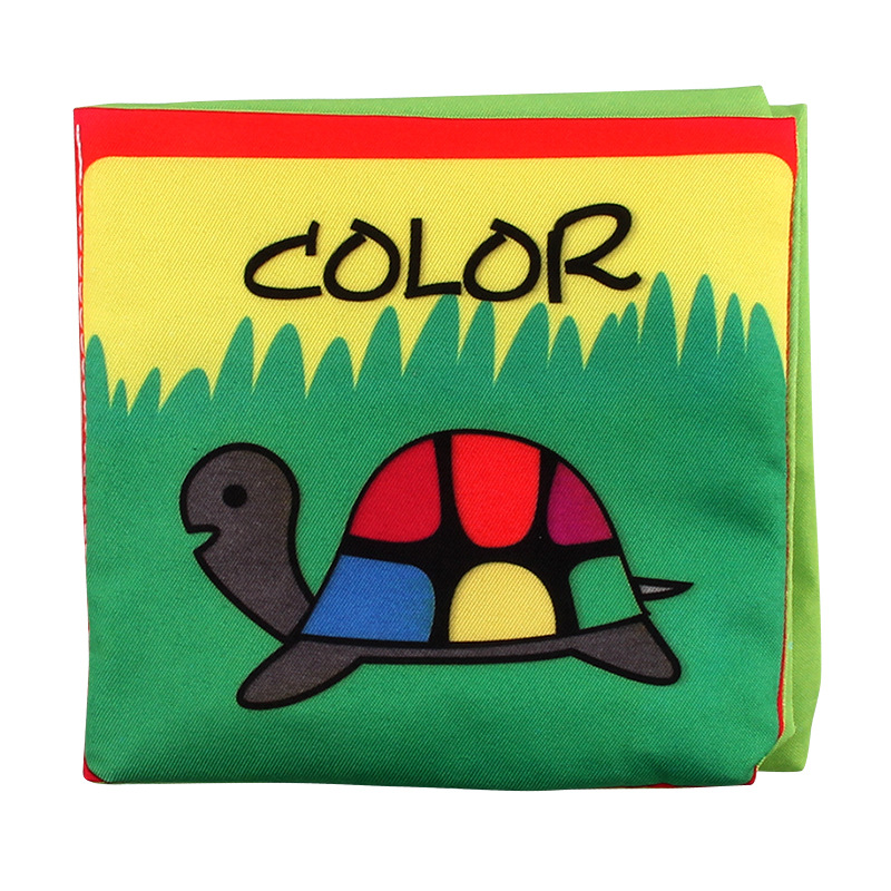 Doek Baby Intelligentie Ontwikkeling Leren Foto Cognize Boek Voor Kinderen Leren Geluid Boeken In Engels: Colors