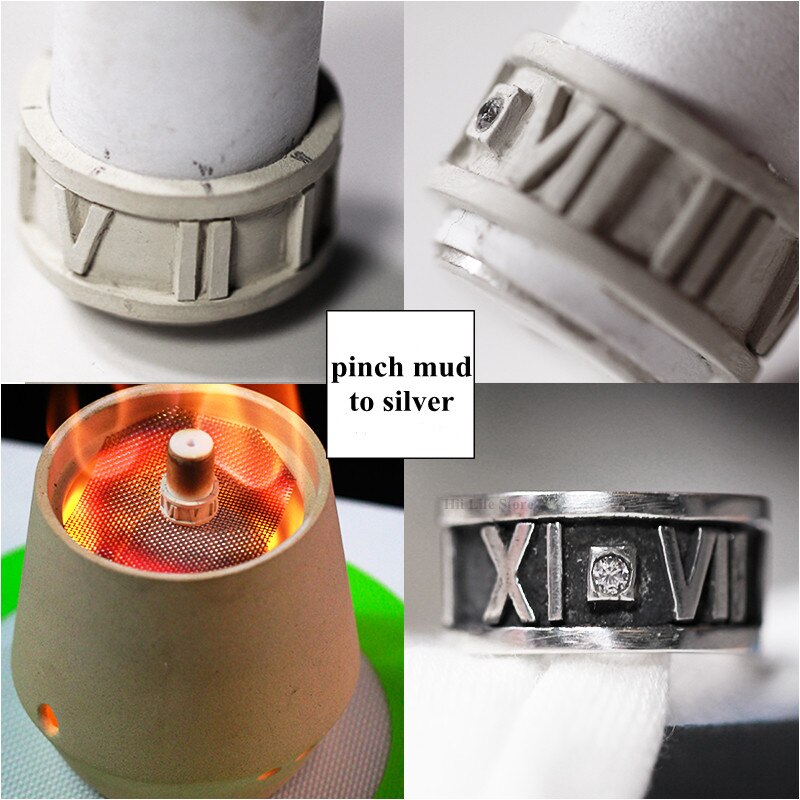 5g/10g/20g Art Silver Clay 999 Sterling Silver Mud Handmade Diy Silver Jewelry Christmas Couple Ring Pendant Birthday