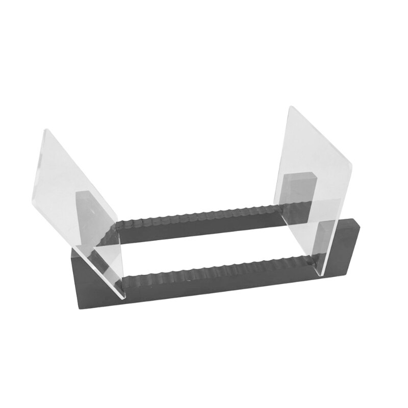 Wooden Album Display Stand with Clear Acrylic Storage for Record for friend 95AF