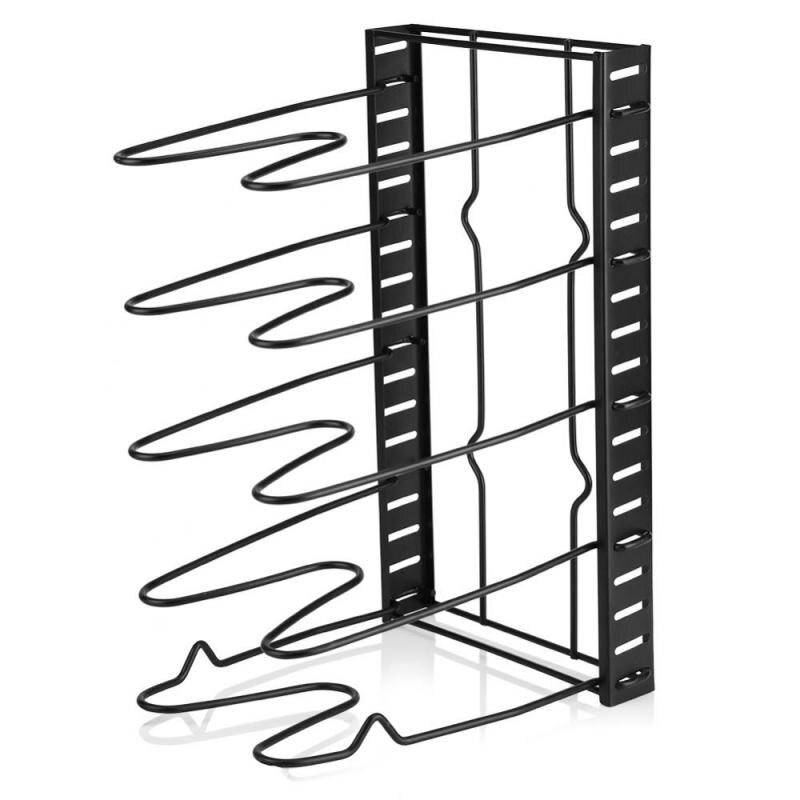 Kitchen Multi Tier Pot Frying Pan Lid Storage Rack Organizer Cookware Stand Holder