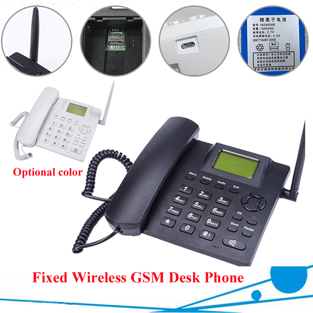 GSM Fixed Wireless Telephone DeskTelephone Wireless Phone GSM 850/900/1800/1900 (Quad SIM GSM) 850/900/1800/1900MHz