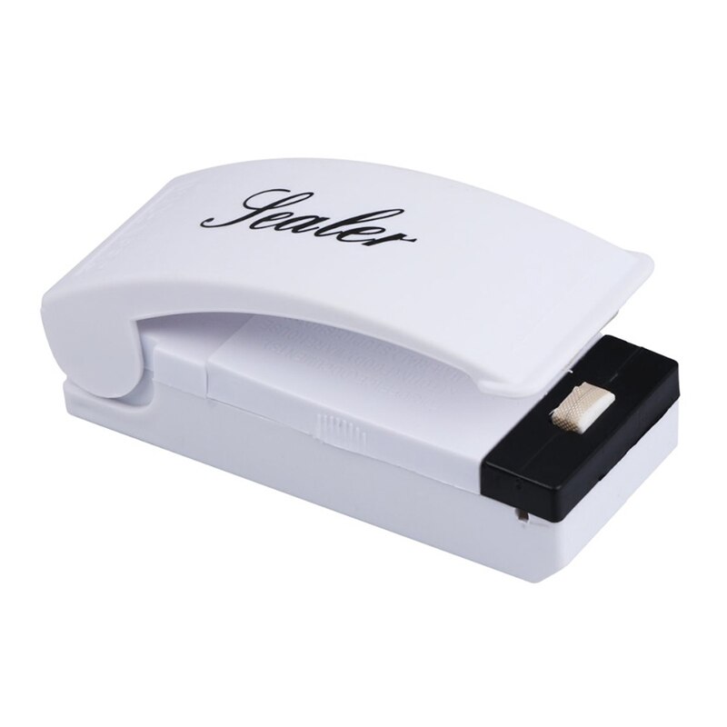 Mini máquina de selagem portátil, máquina seladora a calor manual para uso doméstico, saco plástico, resistente a calor e sem bateria: 1PC