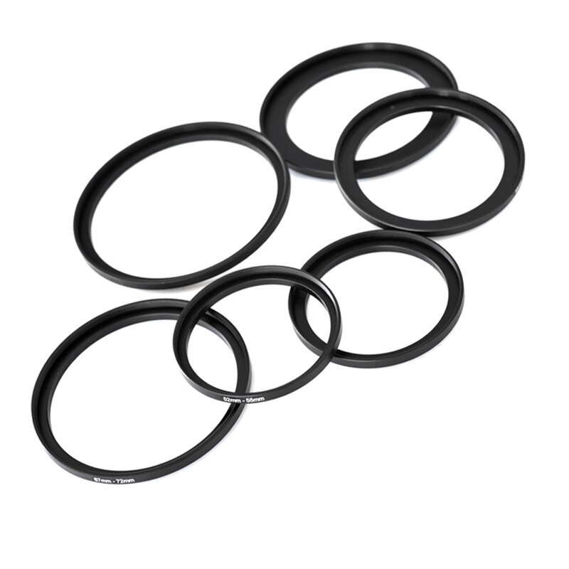 39-40.5 43-62 43-67 43.5-46 43.5-49 46-62 46-67 46-72 46-77 48-49mm Métal Étape Bagues Adaptateur D'objectif De Filtration