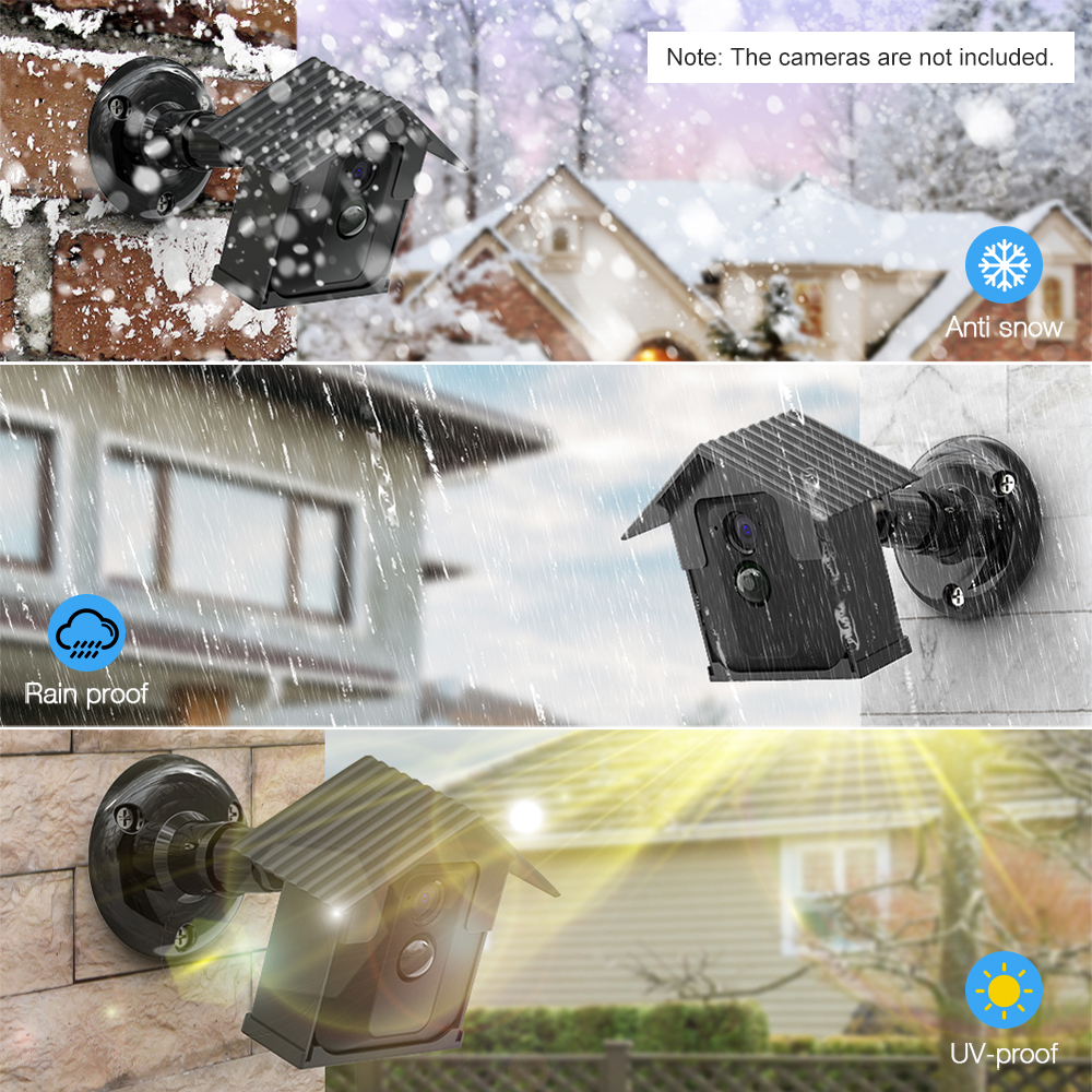 3 Packs Wall Mount Bracket Kit for Blink XT Camera Weatherproof 360 Degree Protective Anti Glare UV Camera Security System