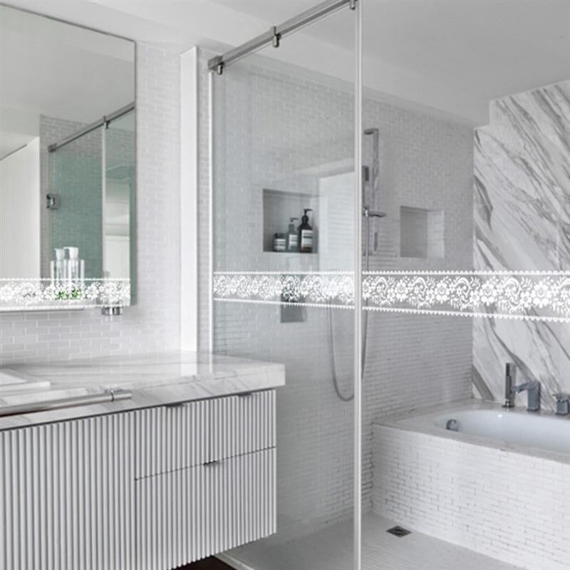 Lace Pattern Wallpaper Border Sticker Pretty Waist Line Wall Sticker Waterproof Self Adhesive PVC Wallpaper Border Home Decor