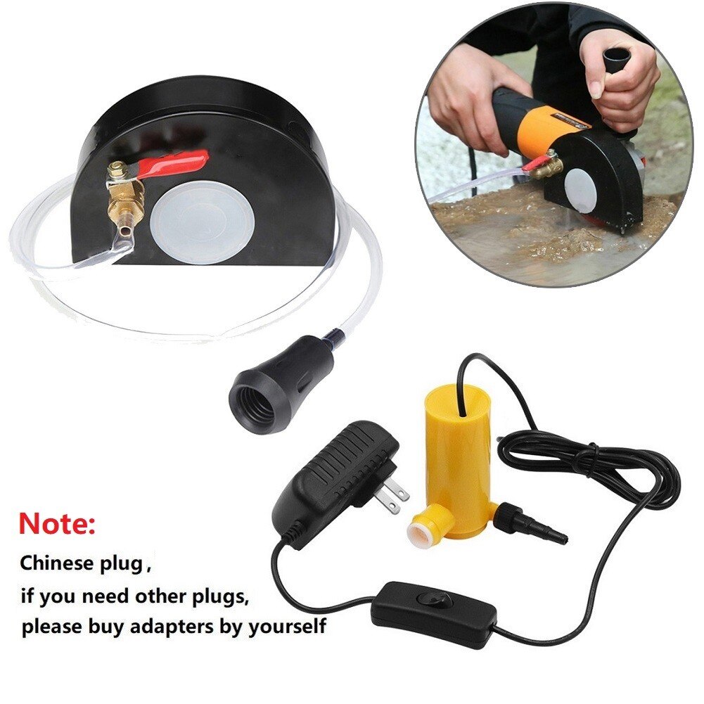 120MM*43MM Angle Grinder Safety Guard Water Pump DC 12V 30W Dust Shroud Protective Cover Dustproof Protection Waterproof Shield