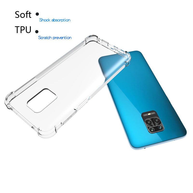 Shockproof Soft Case For Xiaomi Redmi Note 9S 8T 9T 9 8 7 6 5 Pro Clear Silicone Case Redmi 9A 9C 8A 7A 6A 5A 5 Plus Cover