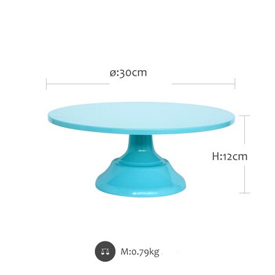 Sweetgo baby blue kagestander cupcake bakke kageværktøj boligdekoration dessertbord dekoration fest leverandører 3 etagers fuglebur: 12 tommer