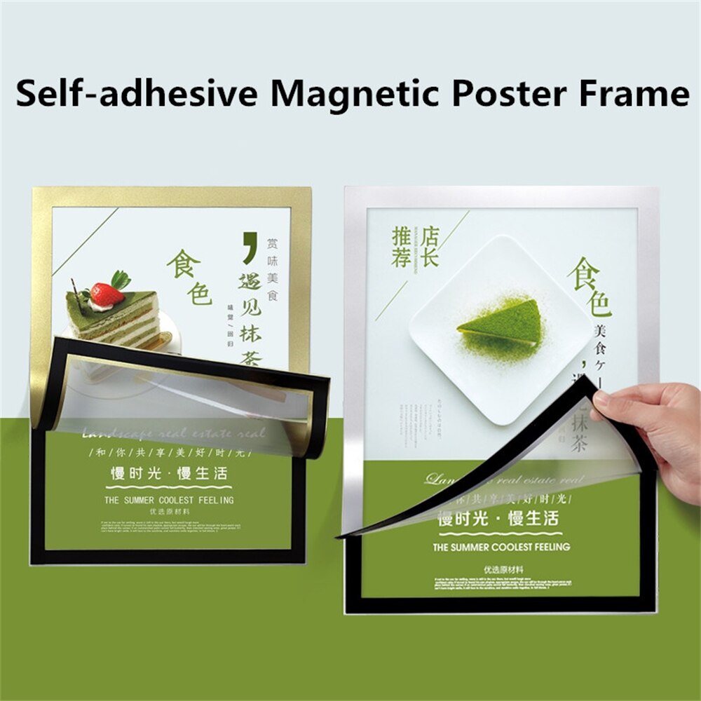 A6 Magnetische Fotolijsten Voor Koelkast Muurbevestiging Foto Note Houder Display Poster Frames