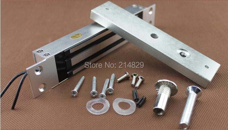 LPSECURITY 180kg holding force invisable concealed electric magnetic lock for home office wooden glass door access control