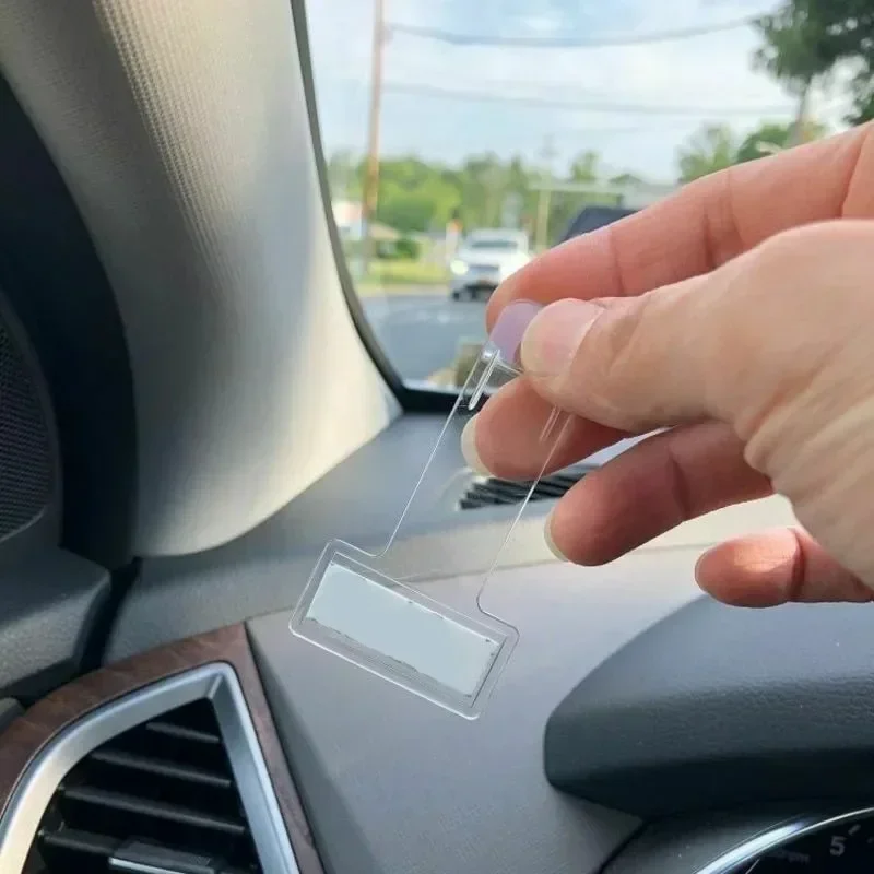 5 STKS Parkeer Ticket Clip Voorruit Kaart Rekening Houder Mount Fastener Organizer Auto Styling Voorruit Stickers Home Office