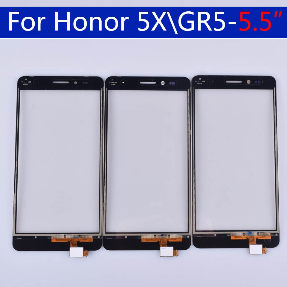 5.5" Touchscreen For Huawei Honor 5X Touch Screen Panel Sensor Digitizer For GR5 KII-L21 L22 L23 L03 L05 Display Glass Lens