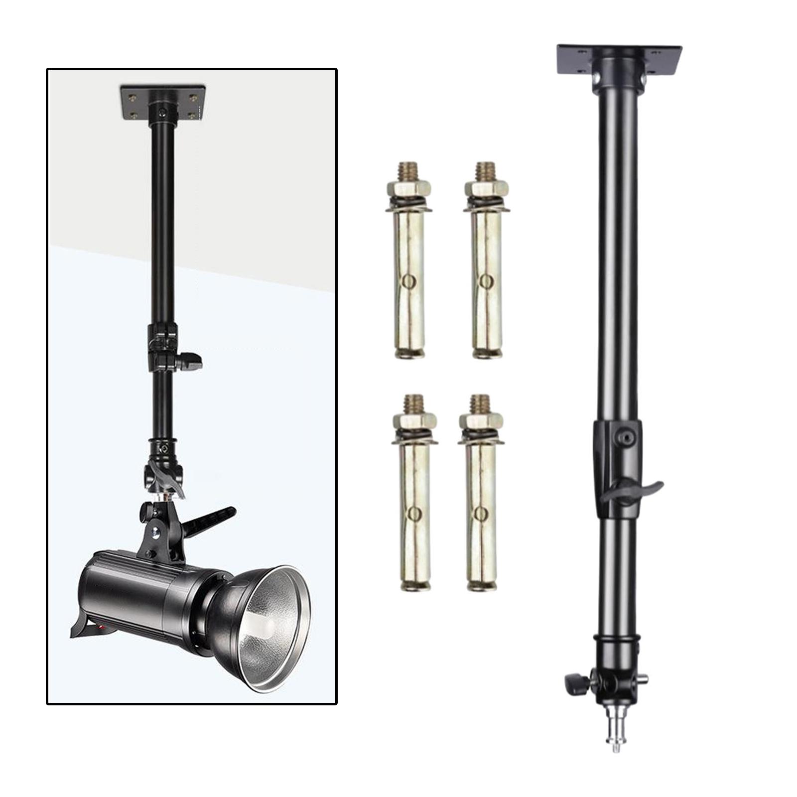 Photography Wall Camera Mount Boom Arm, Ceiling Wall Mount Up to 26inch for Photo Video Studio Strobe Light