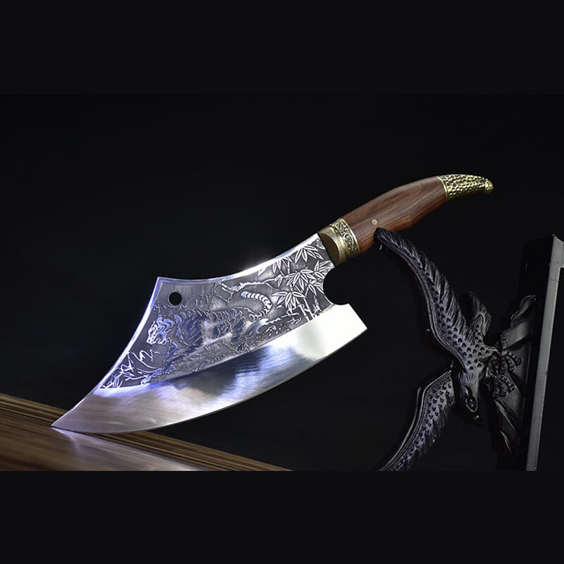 Chinese kitchen chef knife Multifunctional meat cleaver vegetable cutter Fixed blade Cooking tools