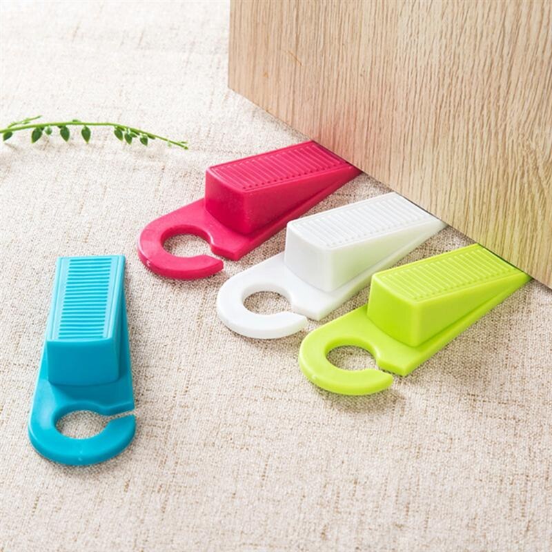 Safety locks Silicone Rubber Door Stop Stoppers Door Block Children Anti-Folder Hand Security Door Card Hanging Door Stop