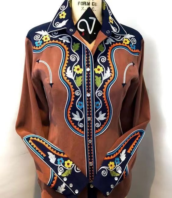Women's Blouse Long Sleeve Shirt Spring Women Top Shirt Camisas Femininas Shirts Brown Blouses Korean Style Clothes: M / green