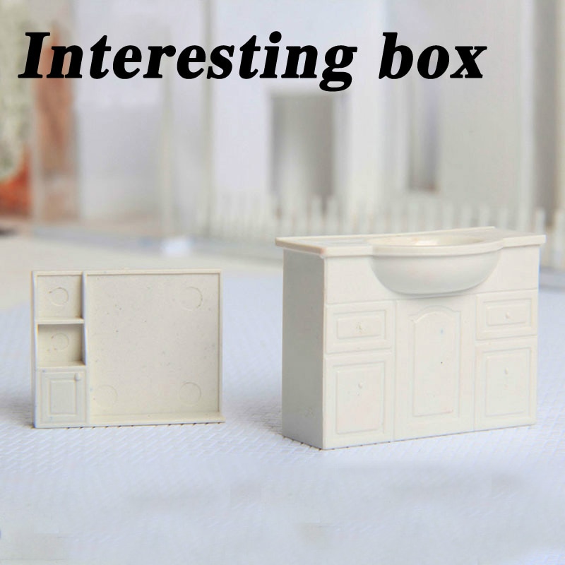 Matériel pour maquette de table de sable, aménagement paysager, maquette d'appareil sanitaire, fournitures de salle de bain, lavabo de bureau