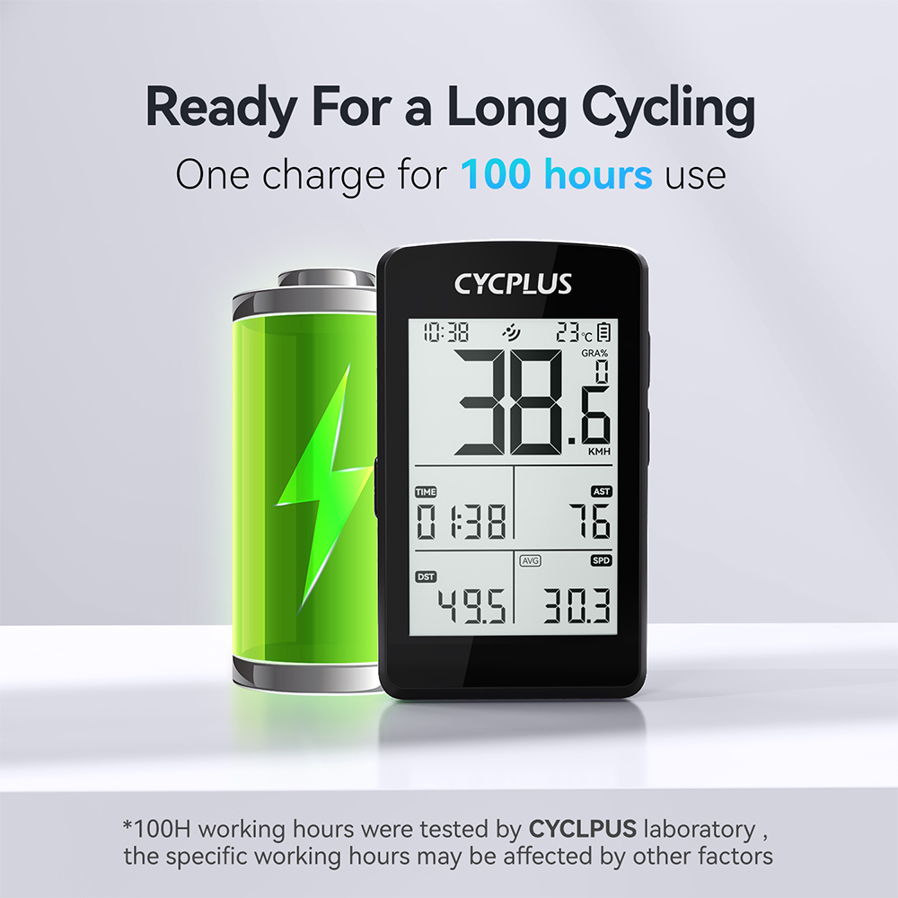 CYCPLUS M3 Fietsaccessoires GPS Fietscomputer Draadloos ANT+ BLE 5.0 Waterdichte snelheidsmeter Fietsen Snelheid Cyclocomputer