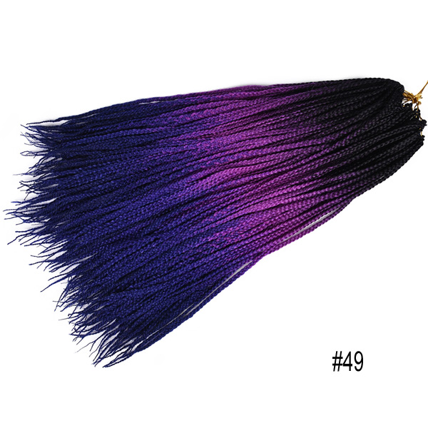 Tresses synthétiques au Crochet ombré 22 brins, tresses longues arc-en-ciel pour tresses africaines: T1B/4/30