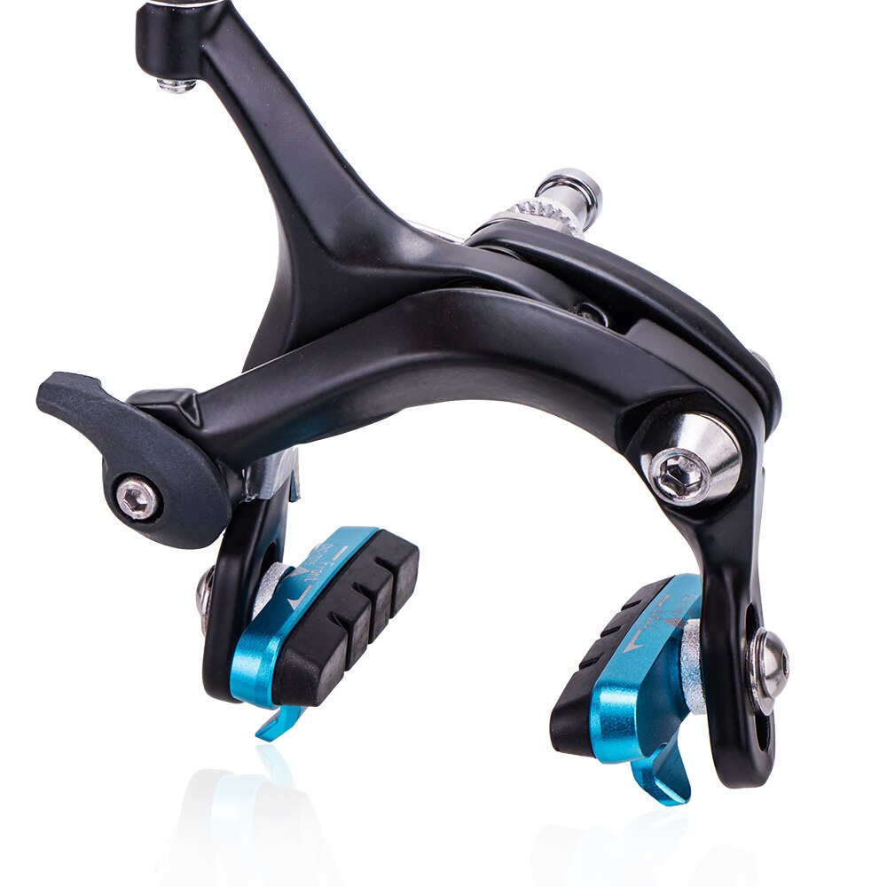 ZTTO – étriers de vélo de route avec plaquettes de frein remplaçables, coque en aluminium CNC, 1 paire de bloc, chaussures de freinage légères pour partie carbone