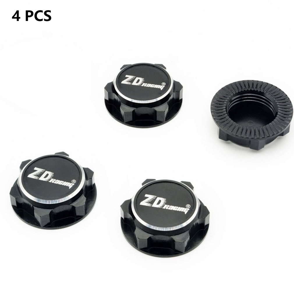 Exquisite En Duurzaam Lichtgewicht Aluminium 17Mm Hex Wielmoeren Stofdicht Anti-Skid Antislip Voor 1/8 Rc auto