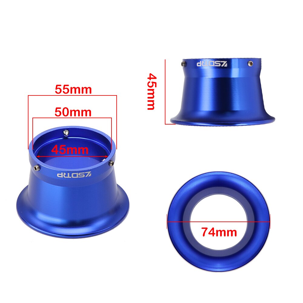 SCL Racing 50mm Motorcycle Air Filter Cup Wind Horn Cup With Rubber Mesh For PWK21 24 26 28 30mm PE28 30mm Carb