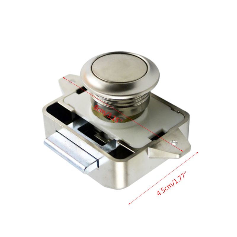 1 Pc Car Push Lock RV Caravan Boat Motor Home Cabinet Drawer Latch Button Locks For Furniture Hardware Accessories