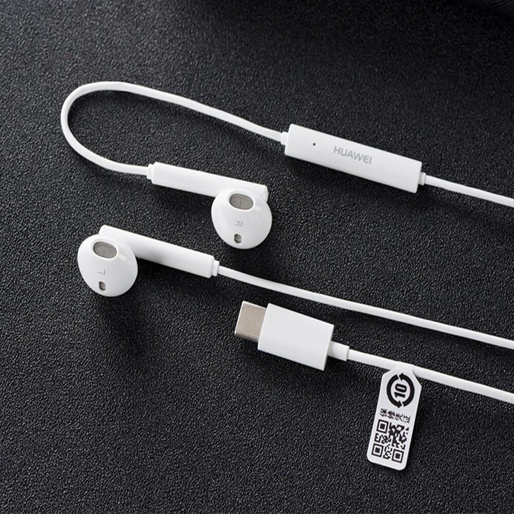 HUAWEI ecouteurs USB type C CDLA ecouteur casque Original HUAWEI P20 P30 Mate 10 20 30 Pro RS Compatible pour Xiaomi 8 9