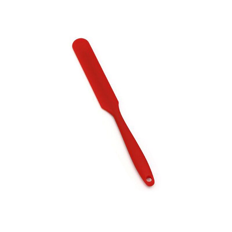 Heat Resistant Cake Cream Butter Spatula Mixing Batter Scraper for Baking Cooking Mixing Batter Scraper Butter Scraper Spreader: red