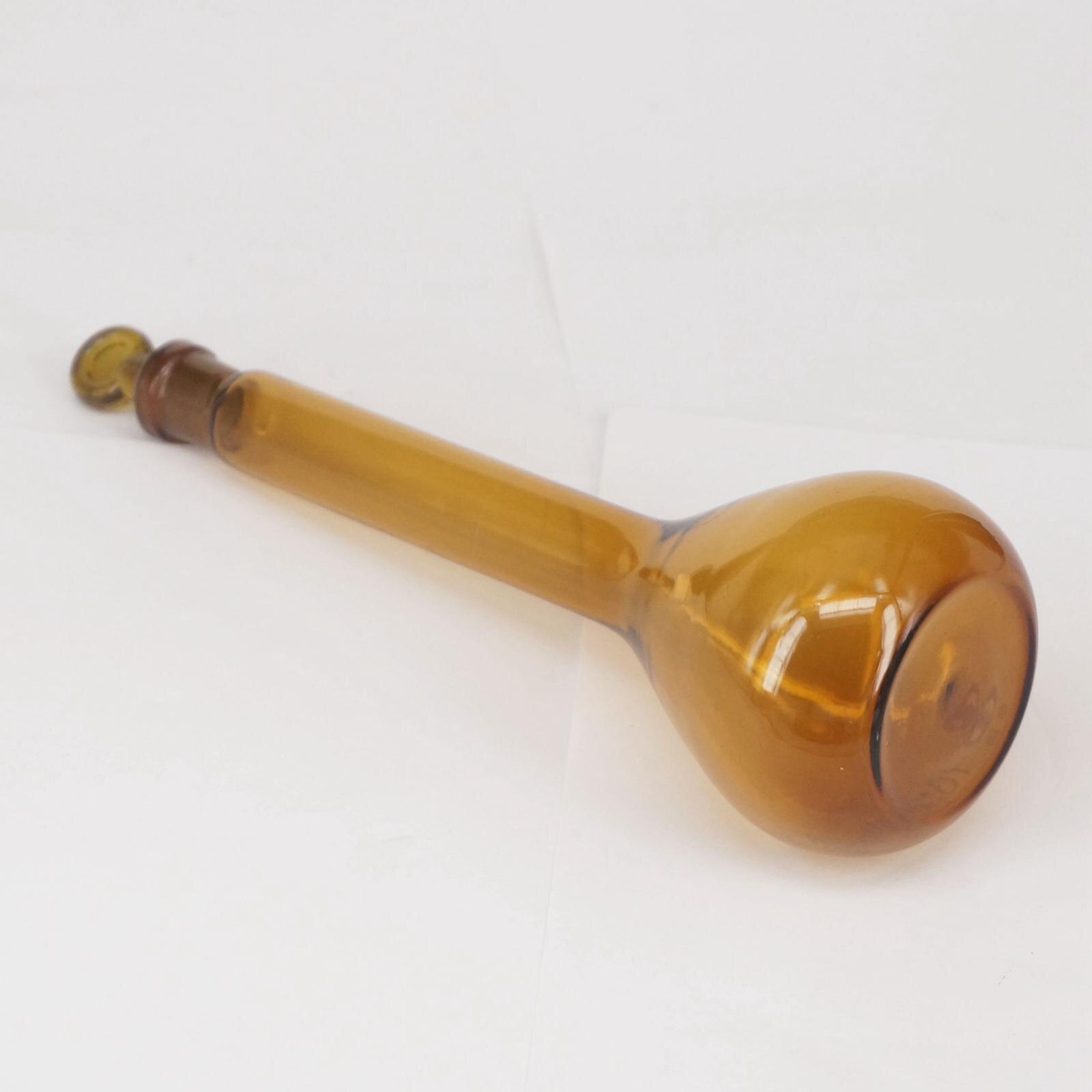 100ml Graduated Labrotary Brown Glass Liquid Volumetric Flask with Glass Stopper