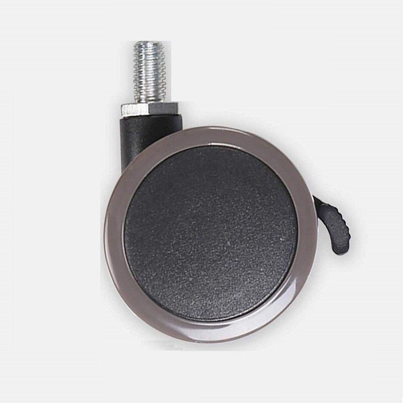 Standing Desk Height Adjustable Desk Leg Casters Desk Wheels Set of 4 pcs with Locking Casters: Brown color