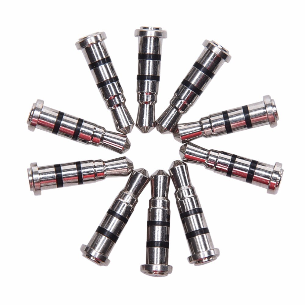 1PC Dustproof Plug Earphone Jack For Xiaomi Mobile Phone SILVER 3.5mm Smart Mikey Mi Key Quick Click Button Smart Key