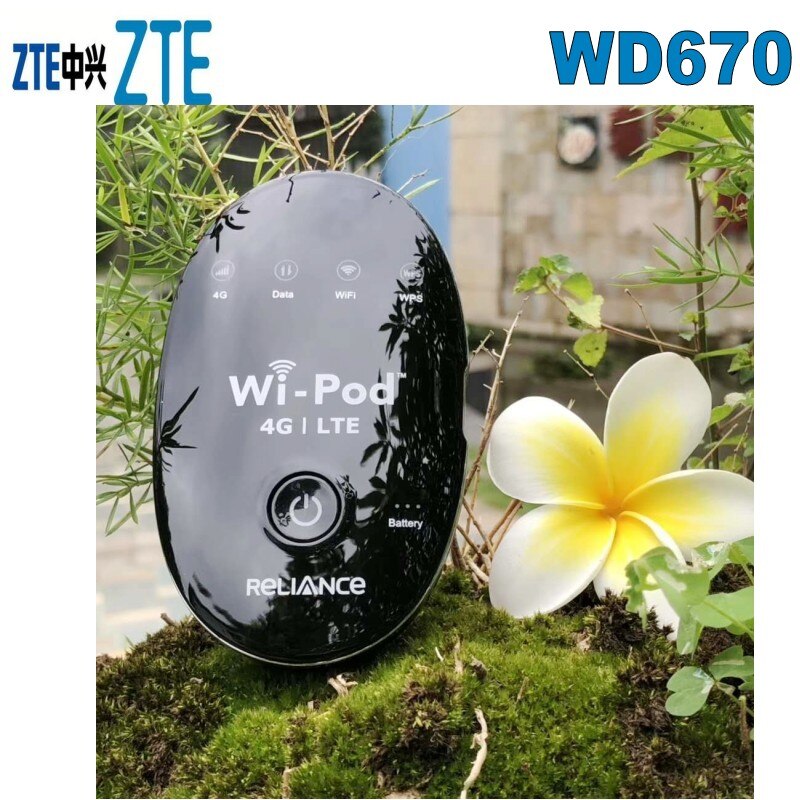Unlocked ZTE WD670 4G LTE Pocket Wifi Mobile Hotspot Wireless Router