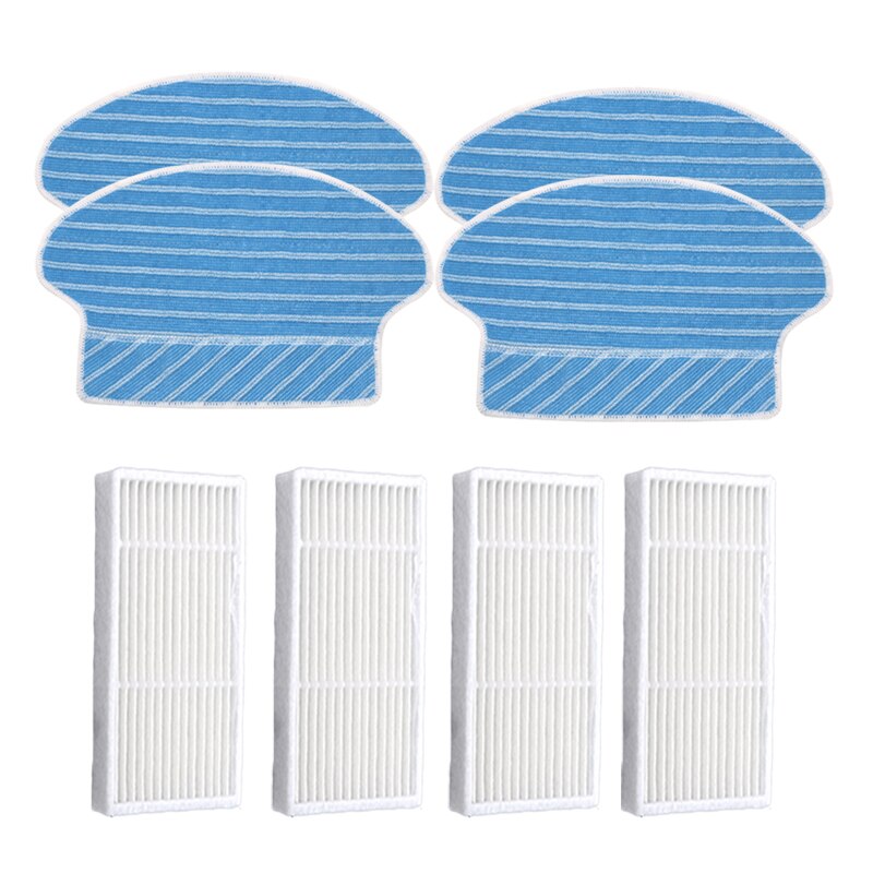 Mian roller brush mop cloth rags for Proscenic 780T 790T hepa filters Side Brushes Robot Vacuum Cleaner dust filter accessories: set1