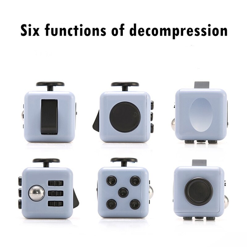 Finger Fidget Toy Anxiety Stress Relief Dice Sensory Toy For Adult / Kids Decompression Adhd Special Needs Autism Toy With Box