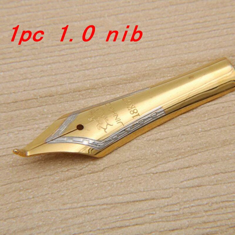 Luxe Jinhao X450 Metalen Vulpen Gouden Zwarte Elegante Briefpapier Kantoor Schoolbenodigdheden Inkt Pen: 1PC 1.0 NIB