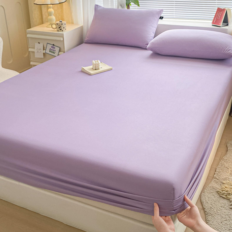 Drap-housse avec bandes élastiques, housse de matelas de luxe, simple, Double, King, Queen Size, 100/120/150/180 (sans taie d'oreiller