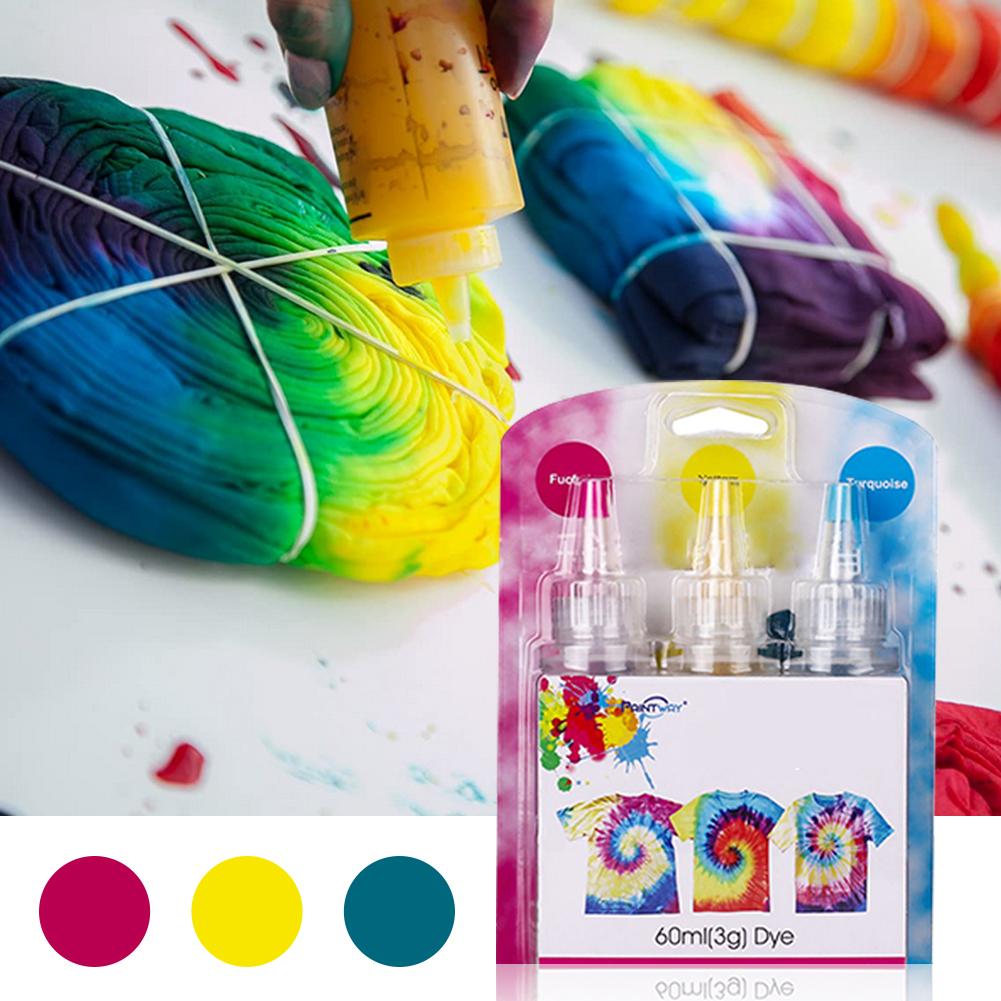 28 Stuks Een-Stap Tie-Dye Kit Innovatieve Geen Verkleuring Diy Stof Milieuvriendelijk Tie-Dye kit Voor Student