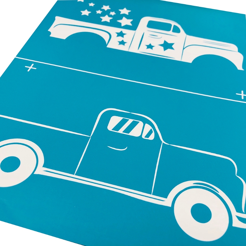 Car Self-Adhesive Silk Screen Printing Stencil Reusable Sign Stencils Painting