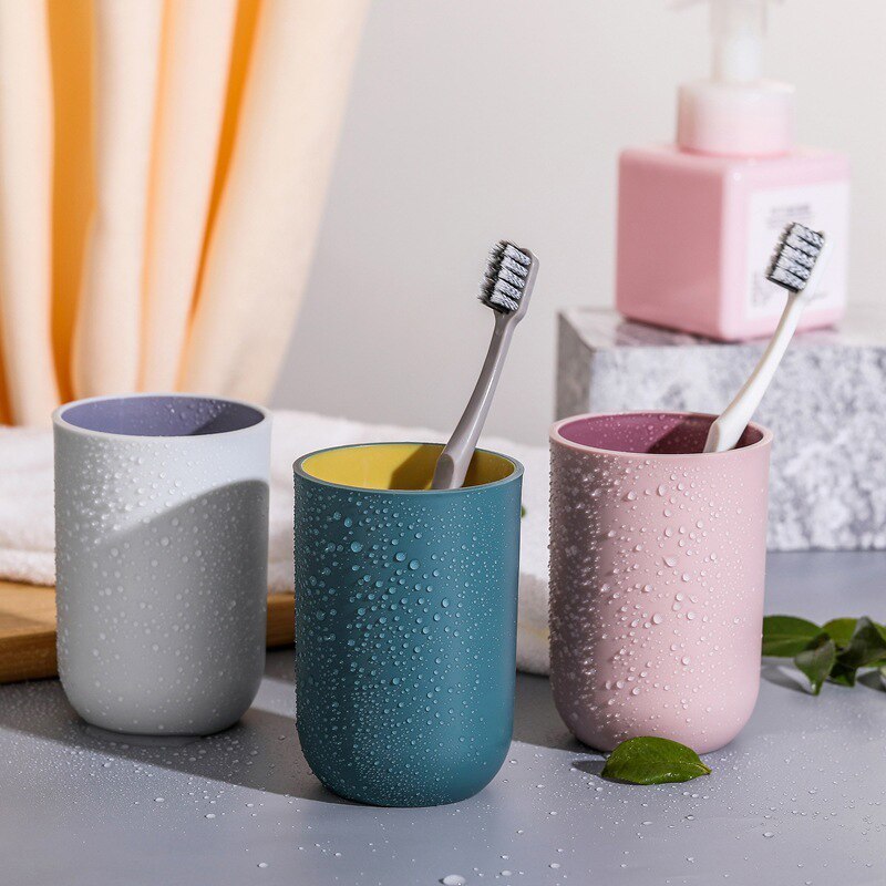 Plastic tandenborstelhouder opbergorganizer beker nordic travel draagbare tandenborstelbeker badkamersets badkamer sup top
