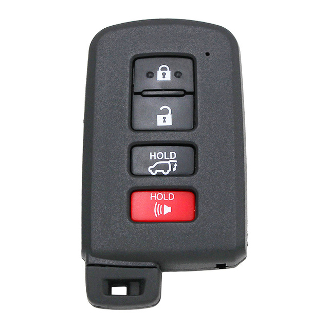 Carcasa de llave remota inteligente, carcasa de 2/3/4 botones Fob para Toyota Avalon Camry RAV4 con llave de emergencia: F
