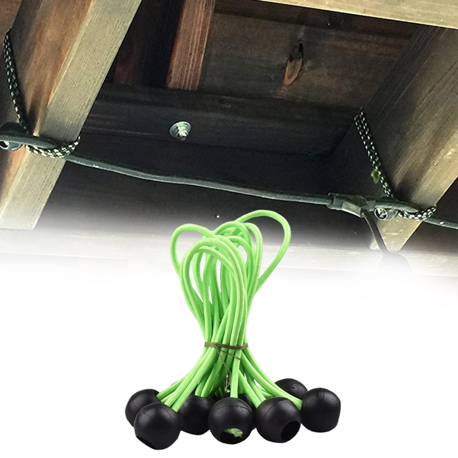 Correa de lona para toldo, cuerda elástica duradera, 10x