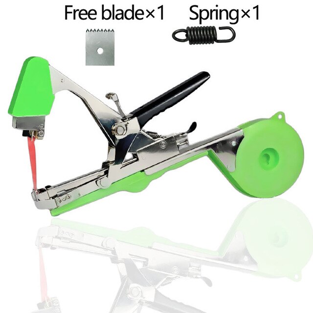 Máquina atadora manual Onnfang, conjunto de cintas de cinta para planta de jardín, Tapetool, para uvas, tomate, pepino, juego de grapas para verduras