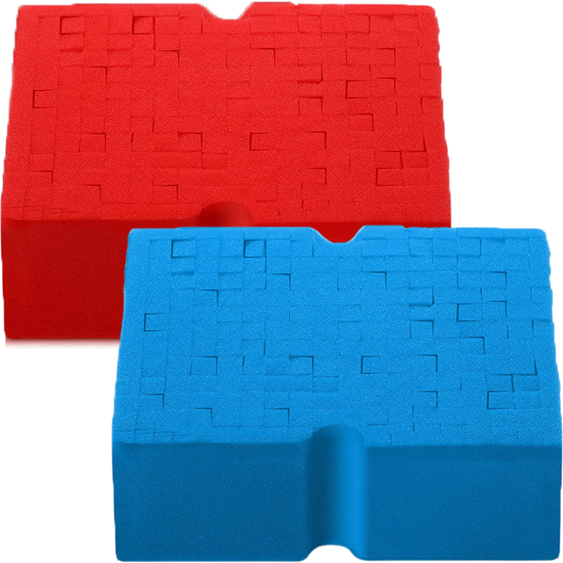 Esponja de lavado de coches, rejilla de espuma suave de corte cruzado grande, esponja súper absorbente, fácil agarre, herramientas de limpieza de coche sin arañazos, accesorios para automóviles