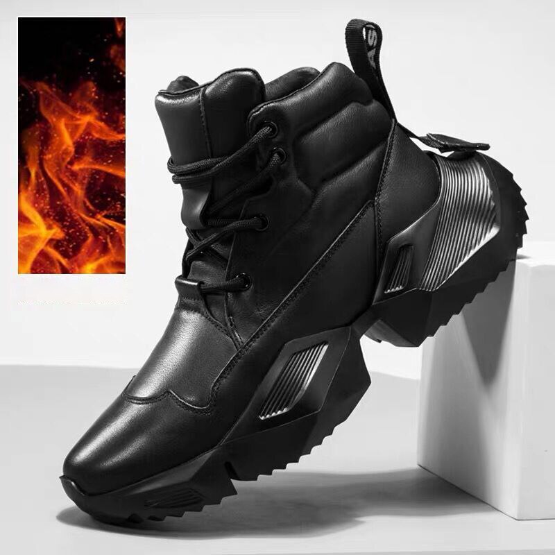 Mænd løbesko vinter sko højde stigende sko jogging mænd efterår sportssko herre sneakers zapatillas