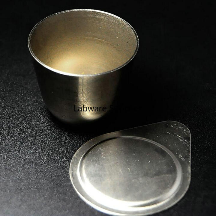 Crisol de níquel de buena 2 unids/lote 50ml con cubierta y alta termoestabilidad para ensayos de laboratorio
