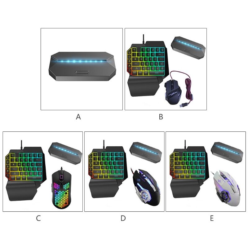 G6 Keyboard Mouse Converter USB Extender for iPhone An-droid Mobile Phone Games R9UB