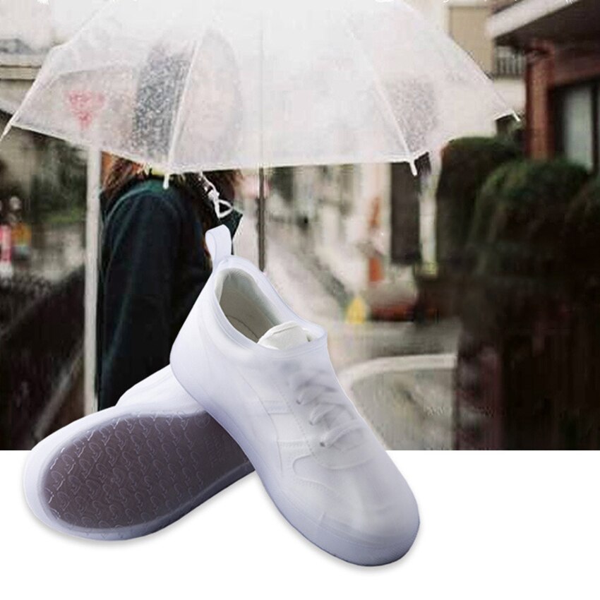 Anti-Slip Thickened Boot & Shoe Covers Reusable Waterproof Shoe Covers Outdoor Walking Protective PVC Shoe Cover Men/Women/Kids