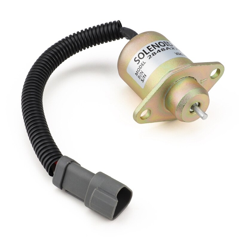 Cat 246 Skid Steer Fuel Shutoff Stop Shut Off Solenoid for Perkins 2848A278