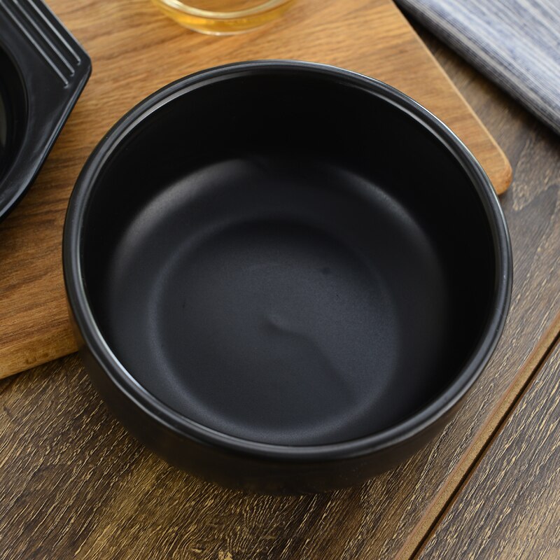 Korean stone pot bibimbap gas cooker rice noodles casserole wate Korean fish casseroles earthenware cooking bellied stew pan